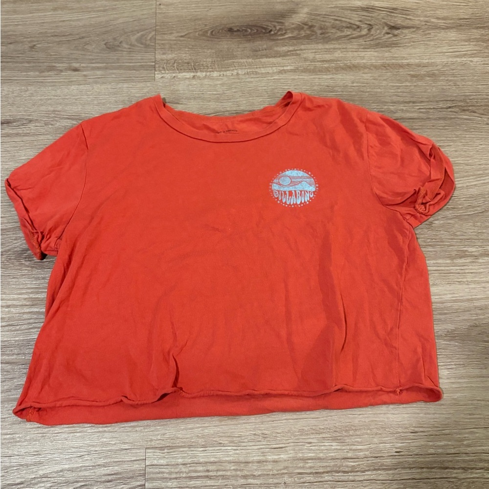 Billabong Red Graphic Tee